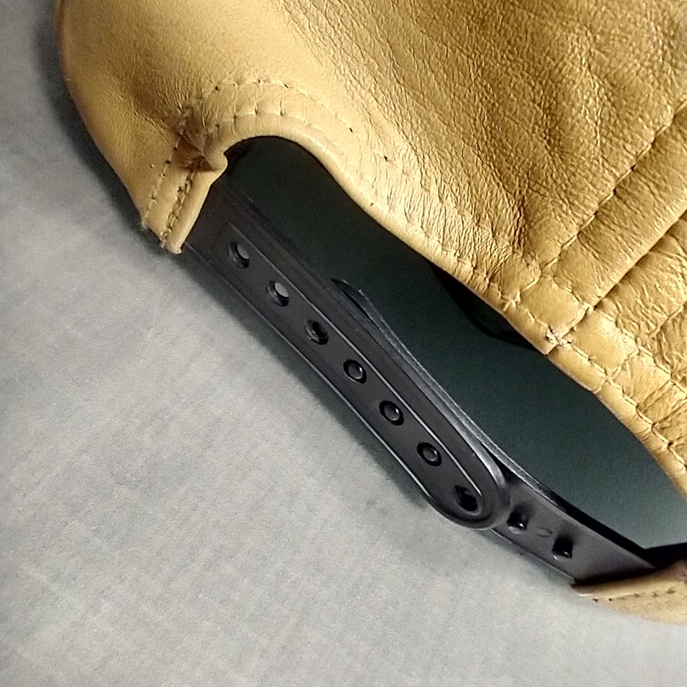 Supreme leather flat brim hat with gold box logo - Picture 11 of 13